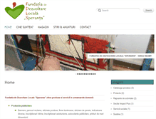 Tablet Screenshot of fundatiasperanta.ro